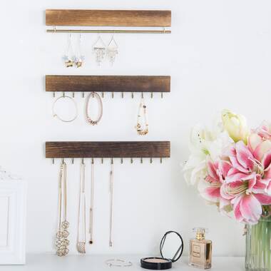 Wall mounted necklace online hanger